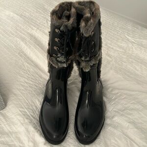 Stuart Weitzman Rain boots new in box size 8